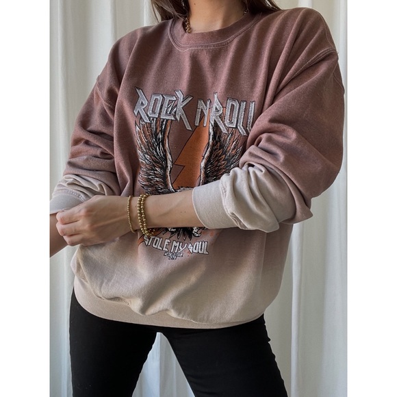 JAMES SWEATSHIRT — In Brown/cream - Picture 2 of 6